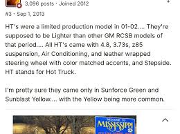 Image result for Sunblast Yellow 2002 Sierra