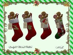 Elf on the shelf christmas tradition candy fan stocking stuffer super cool in the dark bubble gum christmas candy cane stocking stuffer. Second Life Marketplace Bridget S Filled Christmas Stockings With Gift Tag