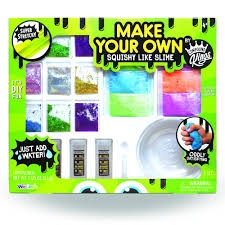 I make three different slimes with this so slime diy slime factory kit! Beakers World Shop