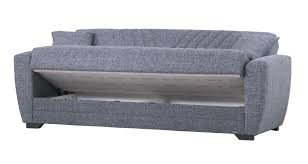 Viele sofas mit schlaffunktion verfügen zudem über einen praktischen bettkasten. Funktionssofa 3 Sitzer Inkl Schlaffunktion Und Bettkasten Alanya Von Seher Bomis Grau