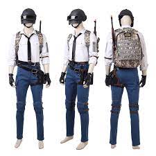 Pubg Cosplay Costume Playerunknown S Battlegrounds With Level 3 Helmet Backpack Cosplay Costumes Yellow Tracksuit Tracksuit Set