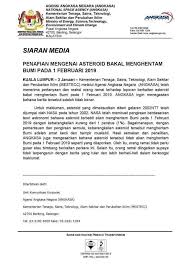 Sengketa tata usaha negara ini diselesaikan di pengadilan tata usaha negara dengan mengajukan gugatan tertulis yang berisi tuntutan agar keputusan tata usaha. Bintulu Info Agensi Angkasa Negara Angkasa Menafikan Laporan Berita Yang Mendakwa Asteroid Bakal Menghentam Bumi Pada 1 Feb Ini Bernama Facebook