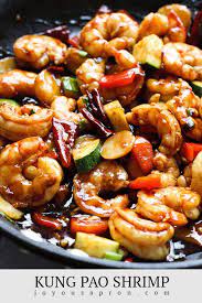 Kung Pao Shrimp Chinese Takeout Copycat Joyous Apron Recipe In 2020 Kung Pao Shrimp Recipes Chinese Dishes