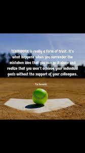 Baseball is a universe as large as life itself, and therefore all things in life, whether good or bad, whether tragic or comic, fall within its domain. Pin By Savannah Ortega On Softball Cute Softball Quotes Inspirational Softball Quotes Sports Quotes Softball