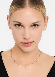 Women's Collar Necklaces With Jewelled Charms