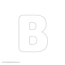 Letters for each letter are printed in large, clear font. Modern Rounded A Z Alphabet Stencils For Signs Freealphabetstencils Com