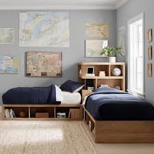 Grey clipped corner upholstered queen bed. Store It Corner Bed Unit Superset Kidsbedroom Boy Bedroom Design Kids Bedroom Designs Bedroom Sets