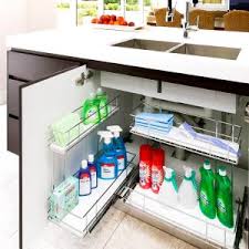 ideas for under kitchen sink storage