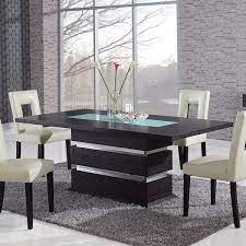 20 Examples Of Glass Dining Room Tables Home Design Lover Glass Dining Room Table Dining Table Design Modern Modern Dining Table