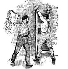 Flagellation (latin flagellum, whip), flogging or whipping is the act of beating the human body with special implements such as whips, rods, switches, the cat o' nine tails, the sjambok, the knout, etc. A Damned Good Flogging