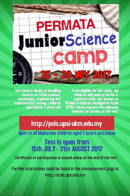 Permata pintar ukm 1 mudahnya bagi genius seperti awak. Program Pintar Dan Berbakat Junior Science Camp Program Pusat Genius Pintar Ukm