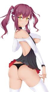 The girl in a small black panties | Hentai Pins