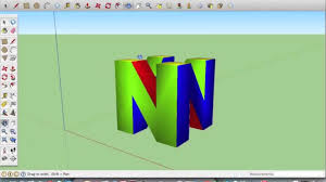 What font does nintendo use? N64 Logo Google Sketchup Youtube