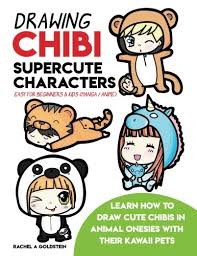 This how to draw pose tutorial shows real time body. Drawing Chibi Supercute Characters Easy For Beginners Kids Manga Anime Learn How To Draw Cute Chibis In Animal Onesies With Their Kawaii Pets Drawing For Kids Volume 19 Goldstein Rachel