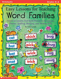 Check spelling or type a new query. Amazon Com Easy Lessons For Teaching Word Families Hands On Lessons That Build Phonemic Awareness Phonics Spelling Reading And Writing Skills 0078073685707 Lynch Judy Books