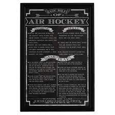 Air Hockey Game Rules Wall Art Air Hockey Games Air Hockey Foosball