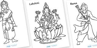 Twinkl Resources Diwali Colouring Sheets Thousands Of Printable Primary Teaching Resources For Eyfs Ks1 Ks2 And Coloring Sheets Diwali Colouring Pages