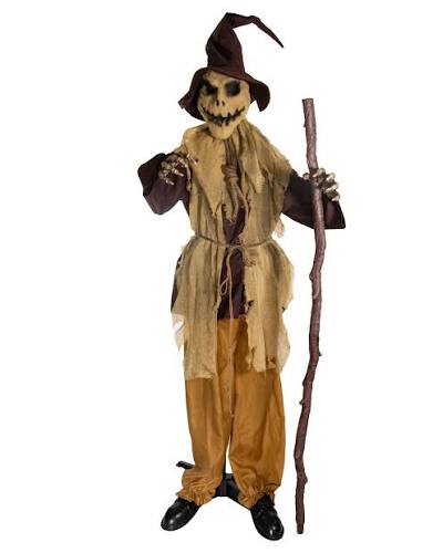 Evil Farmhouse Scarecrow With Movement, Sound & Light 183cm ☆ |  Horror-Shop.com