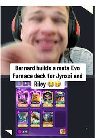 Bernard builds a meta Evo Furnace deck for Jynxzi and Riley 😭🤣 #jynx...