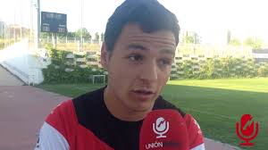 Alberto Madrid tras conquistar la Liga con el Benjamín A