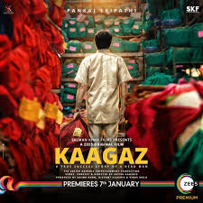 Kaagaz is indian biographical drama film written and directed by satish kaushik and produced by salman khan and nishant kaushik under the banner of salman khan films. Kaagaz 2021