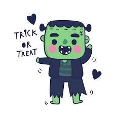 Cute Frankenstein Monster Cartoon Halloween Character Download Free Vectors Clipart Graphics Vector Art