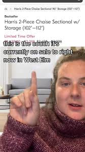 Harris Sectional West Elm Review