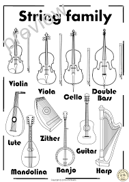 This Resource Contains Three Set Of Activities Coloring Pages And Puzzles To Help Your Students Recognize A Instrument Families Violin Student Violin Lessons