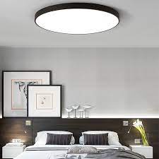 Modern Led Lighting Ultra Thin Round Flush Mount Ceiling Fixture For Kid S Room Bedroom Livin Lamps Living Room Living Room Lighting Living Room Light Fixtures