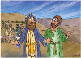 This is a skit portraying the story of abram and lot as written in genesis 13. Bible Cartoons Genesis 13 Abram And Lot Separate Scene 03 Land Choice