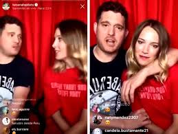 Michael Buble's wife denies domestic violence after appearing to be elbowed  on Instagram Live. WATCH the tense exchange at the LINK IN BIO. Do you  think the interaction was too aggressive?