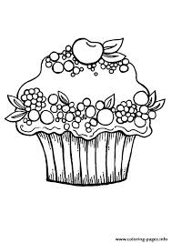 Get this free fall coloring page and many more from primarygames. The Berry Cupcake Fruits Coloring Pages Printable