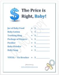 Show each item to the group and have them write down what they think it costs. Price Is Right Baby Shower Game Printable Pregnancy Test Kit