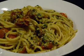 Spaghetti Alla Trapanese A Jamie Oliver Recipe Jamie Oliver Recipes Mediterranean Recipes Recipes