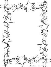 Kadertje Van Sterren Voor Het Boekje Van Het Kersttoneel Pagine Da Colorare Di Natale Colori Di Natale Idee Di Natale