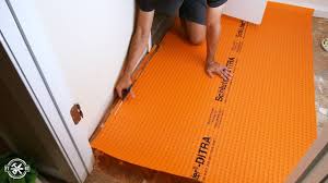 For plywood and osb (oriented strand board) over joists: How To Tile A Bathroom Floor Fixthisbuildthat