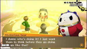 He also learns from his mistakes, and is always seeking new ways to help his precious friends!!! Persona 4 Golden Pt 4 Meeting Teddie First Battle Youtube
