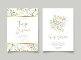 Elegant Wedding Invitation Card Set Elegant Wedding Invitation Card Floral Wedding Invitation Card Wedding Invitation Card Design