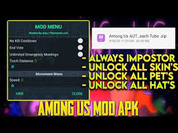 New Among Us Mod Apk Download Always Impostor Unlock Skin S Hat S And Pet S Get High Speed Mod Youtube