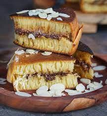 Bahan bahan untuk adonan martabak manis : Cara Membuat Martabak Manis Terang Bulan Teflon Tanpa Mixer