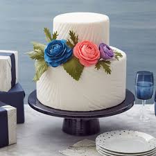 Or use *actual* flowers (the edible kind). Anniversary Cakes Anniversary Cake Ideas Wilton