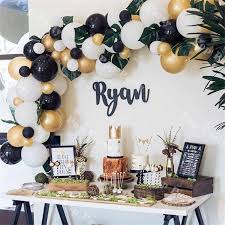 Your resource to discover and connect with anniversary party. 105pcs Balloons Garland Arch Kit Baby Shower Gold Black White Latex Balloon Chain Wedding Anniversary Birthday Party Decorations Ballons Accessories Aliexpress