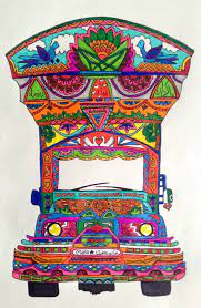 Doodle Doo Pakistani Truck Art Meyree Jaan Pakistan Truck Art Pakistan Pakistani Art Mughal Art Paintings