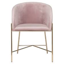Freedom Blaire Dining Chair Gold Colour Size W 56cm X D 54cm X H 76cm In Blush Polyester Foam Gold Col Dining Chairs Furniture Restaurant Chairs For Sale