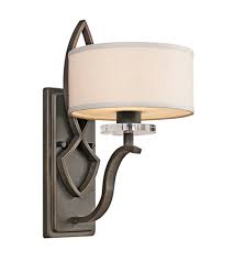 Kichler Lighting Leighton 1 Light Wall Sconce In Olde Bronze 45178oz
