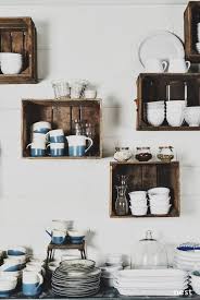 The Design Chaser Nest Winter Collection Decor Old Crates Kitchen Shelves