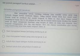 Contoh paragraf tersebut mengandung satu kalimat topik, yaitu angklung merupakan alat musik dengan begitu, kesatuan paragraf terpenuhi. Pertanyaan Tugas Adik 1 Kalimat Yang Berisi Gagasan Pokok Sebuah Paragraf Disebut Kalimat A Brainly Co Id