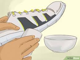 You can enhance the whitening power by letting the shoes sit out in the sun for a while after. 4 Ways To Clean White Shoes Wikihow