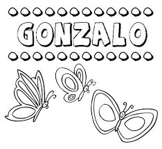 Maybe you would like to learn more about one of these? Gonzalo Dibujos De Los Nombres Para Colorear Pintar E Imprimir