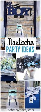 Mustaches Little Man Baby Shower Little Man Jonah Catch My Party Mustache Baby Shower Boy Baby Shower Themes Boy Shower Themes